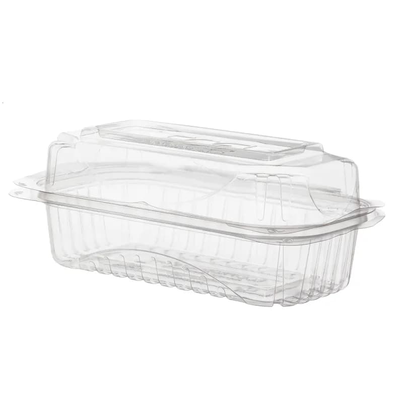 Hoagie & Sub Take-Out Container Hinged 9X6X3 IN PLA Clear Rectangle 240/Case