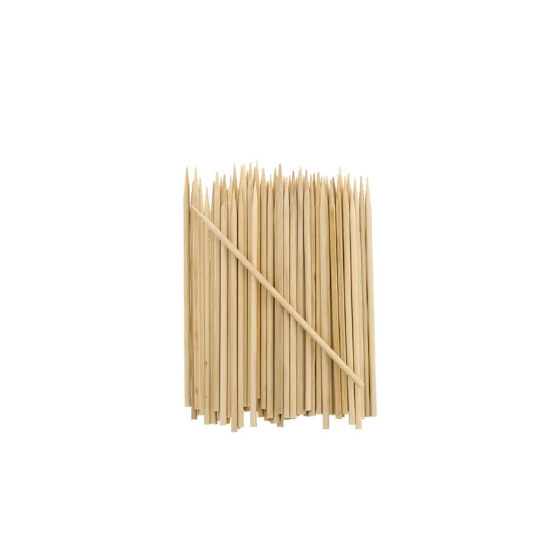 Skewer 4 IN Bamboo 100 Count/Pack 16 Packs/Case 12 Count/Case