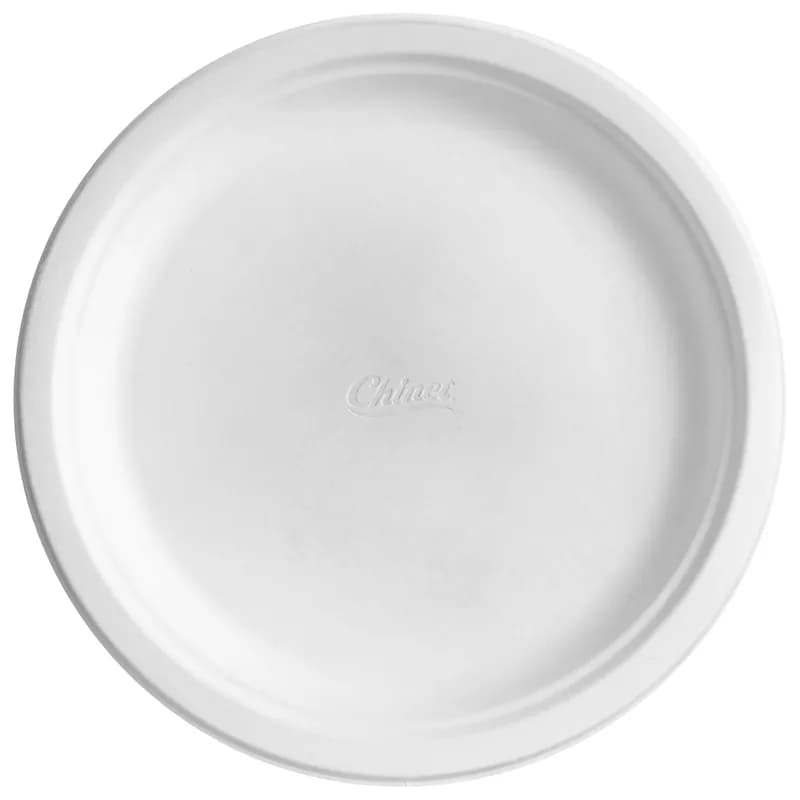 The Chinet Brand® Plate 10.5 IN Molded Fiber White Round 500/Case