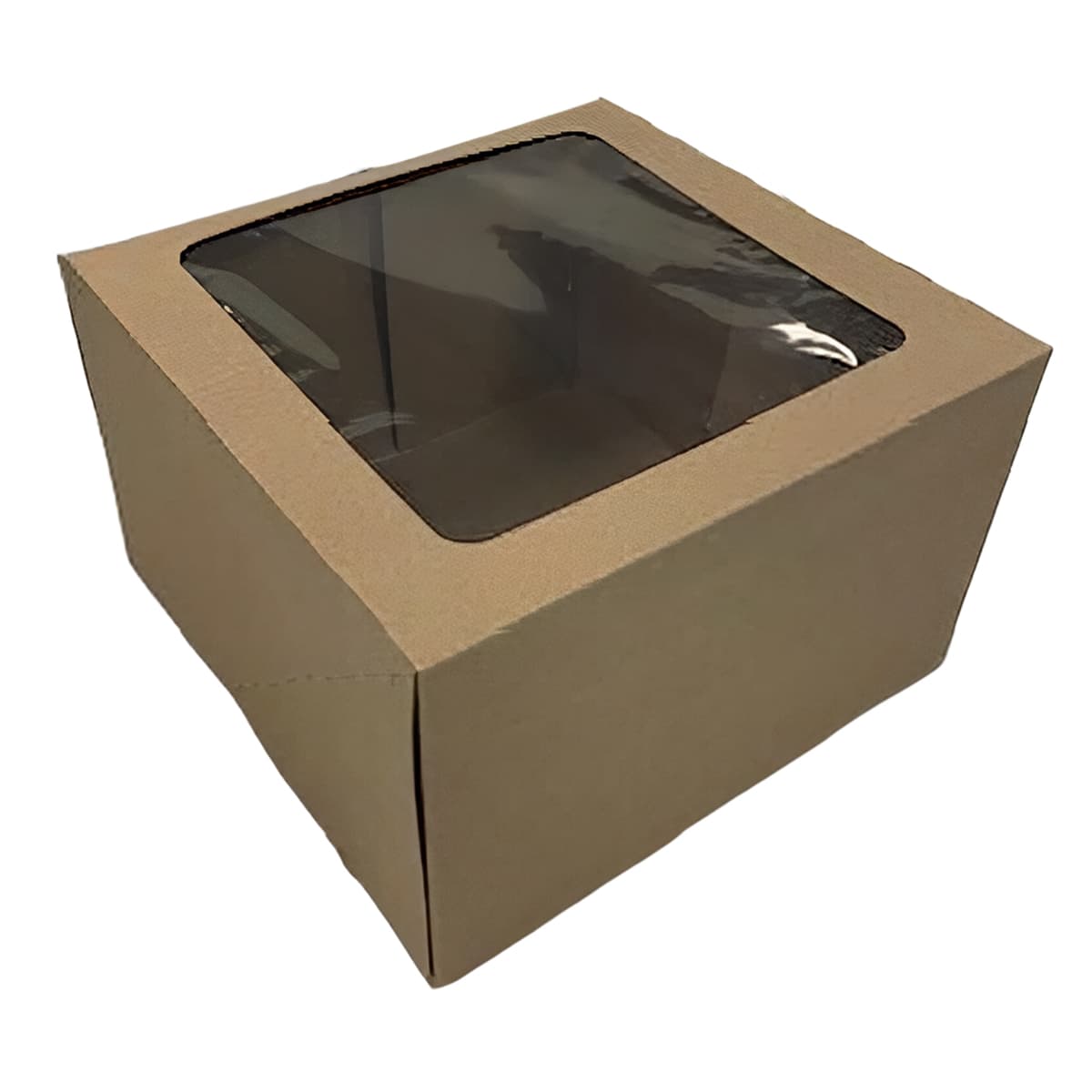 Cake Box 8X8X5 IN Paperboard Kraft Square 100/Case