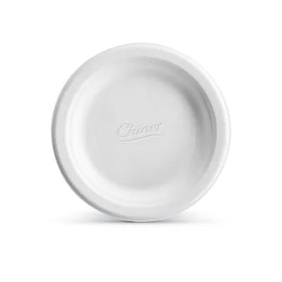 The Chinet Brand® Plate 6.75 IN Molded Fiber White Round 1000/Case