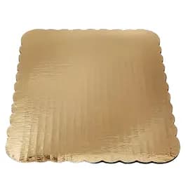 Cake Pad 10.37X5.375 IN Paperboard Gold Non-Embossed 200/Case