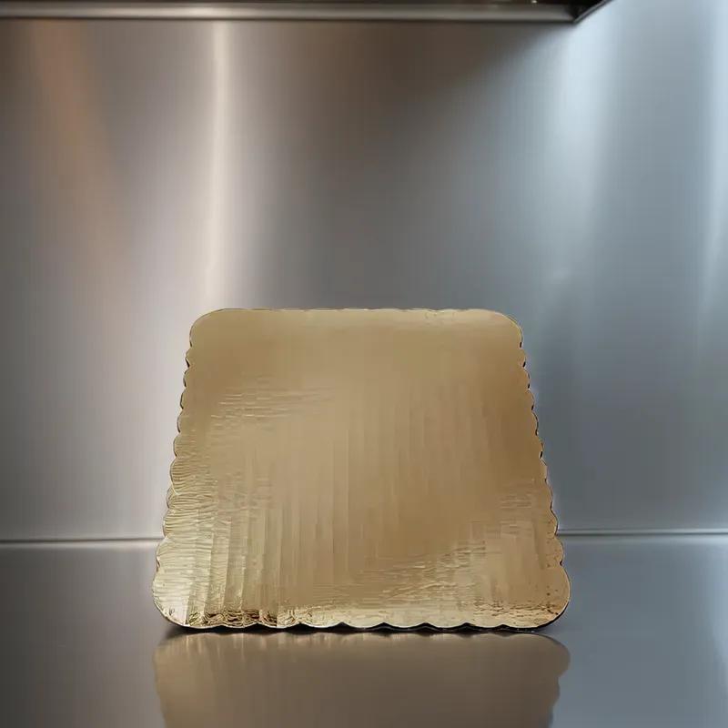 Cake Pad 10.37X5.375 IN Paperboard Gold Non-Embossed 200/Case