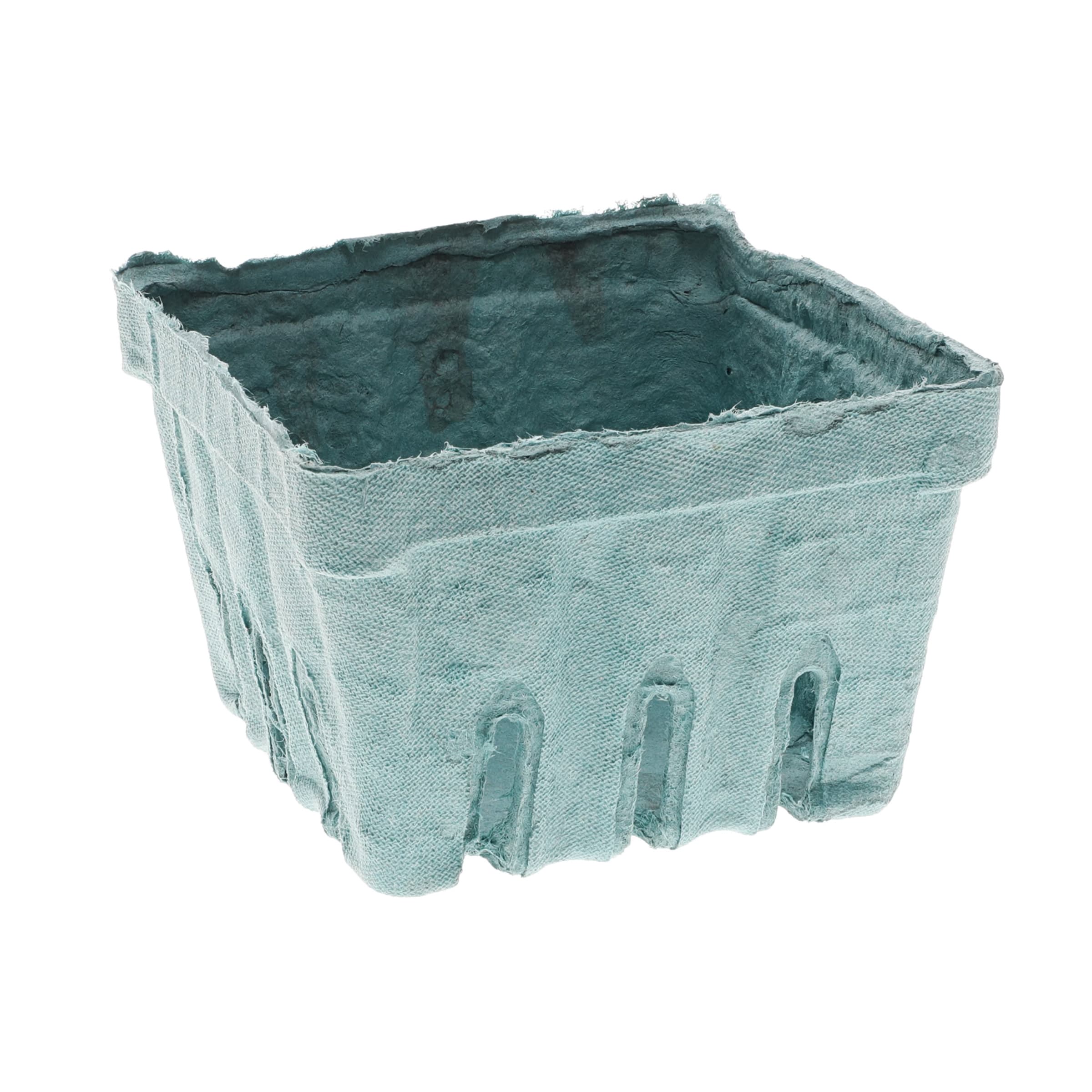 Berry Basket 16 OZ Molded Fiber Green Square 420/Case