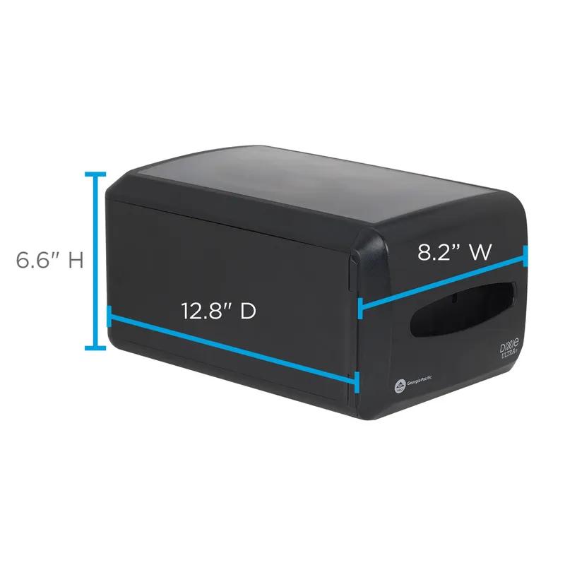 Dixie® Ultra Napkin Dispenser 13.625X9.25 IN Black Interfold Countertop 1/Each
