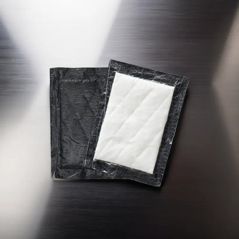 Dri-Loc® Poultry Pad 4.5X6 IN Plastic Cellulose Black Rectangle Absorbent 1000/Case