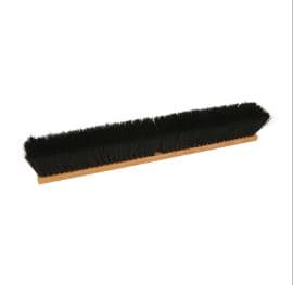 Colebrook™ Floor Brush Head 24X6 IN Medium (MED) Foam Black 2 Threaded Handle Holes 6/Case