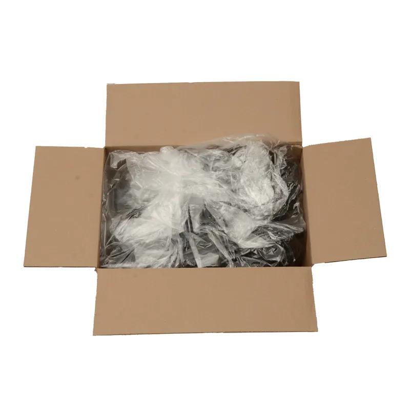 Tongs 9 IN PP Black Individually Wrapped Scalloped 72/Case