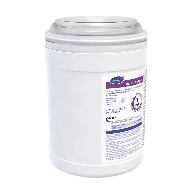 Oxivir® 1 One-Step Disinfectant Multi Surface Wipe Accelerated Hydrogen Peroxide (AHP®) 160 Count/Pack 12 Packs/Case