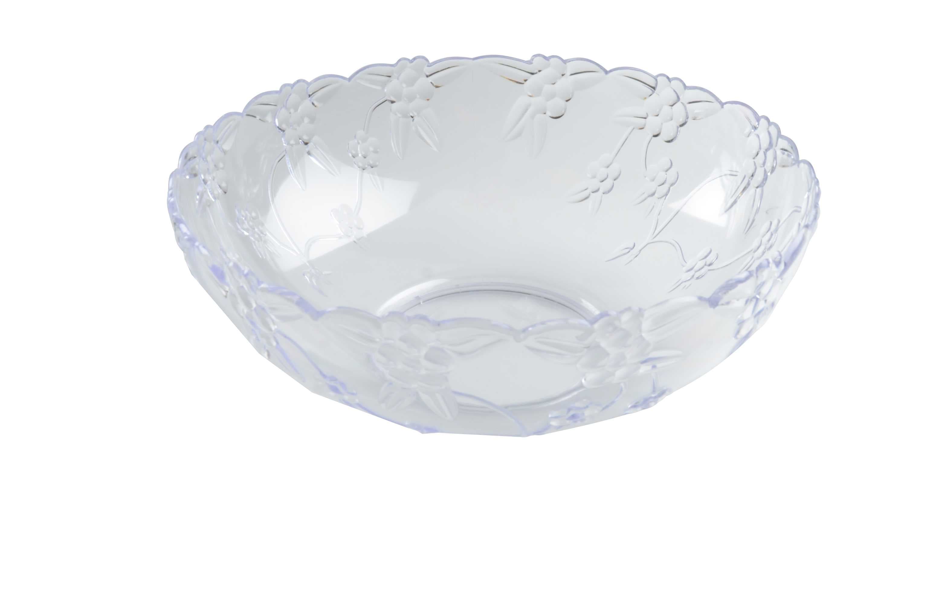 Bowl 96 OZ Plastic Floral 24/Case