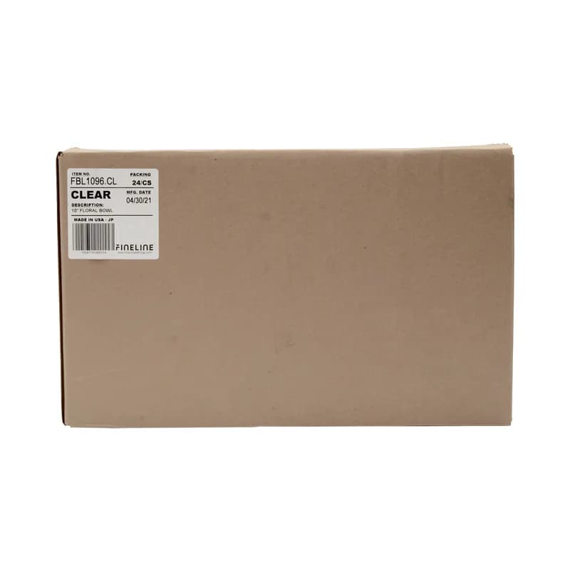 Bowl 96 OZ Plastic Floral 24/Case