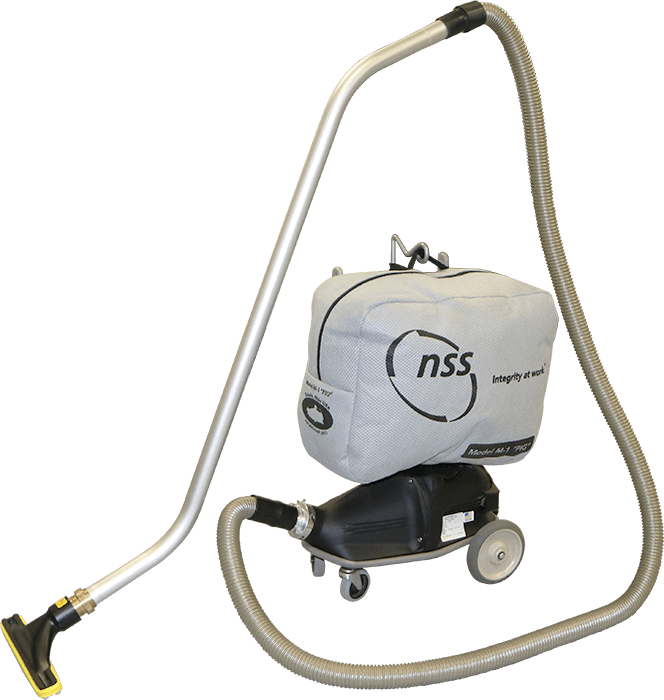 Model M-1 "Pig" Canister Vacuum Heavy Duty With Universal Black Bag Tool Kit 1/Each