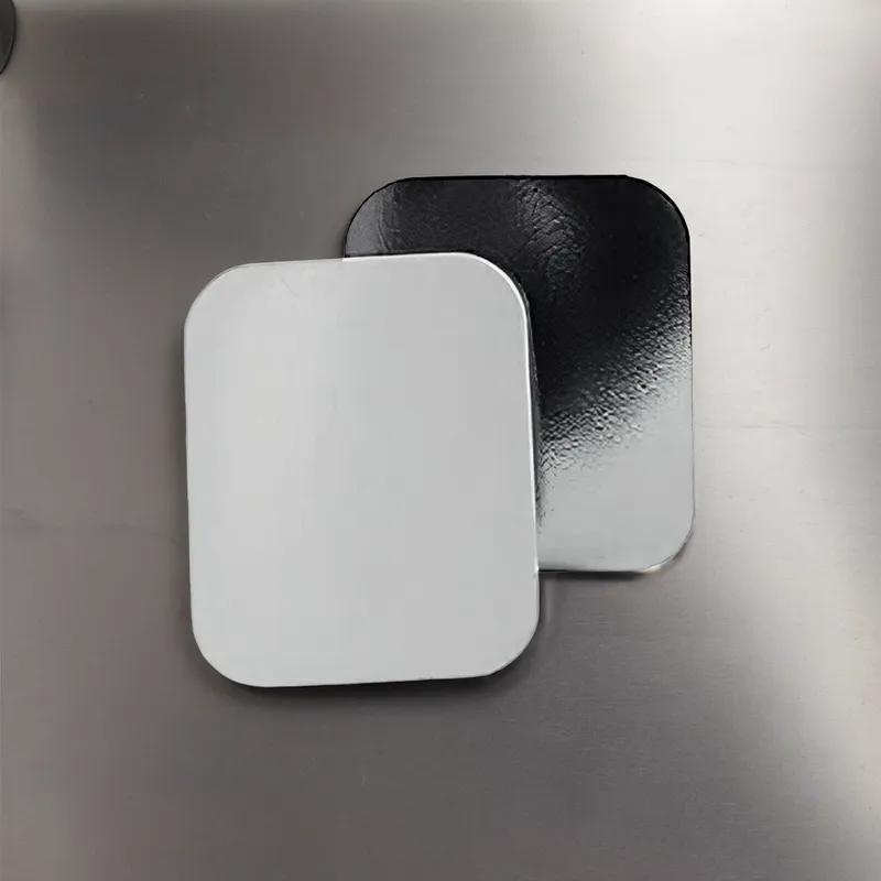 Victoria Bay Lid Flat Foil-Lined Paper Silver White Rectangle For 16 OZ Container 1000/Case