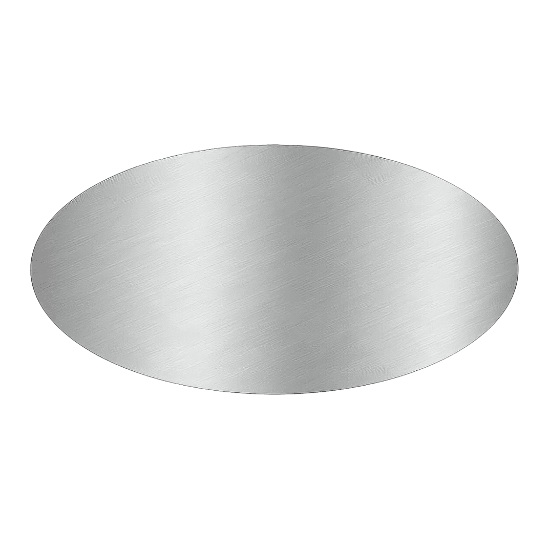 Victoria Bay Lid Flat 7 IN Paperboard Silver Round For Container Unhinged 500/Case