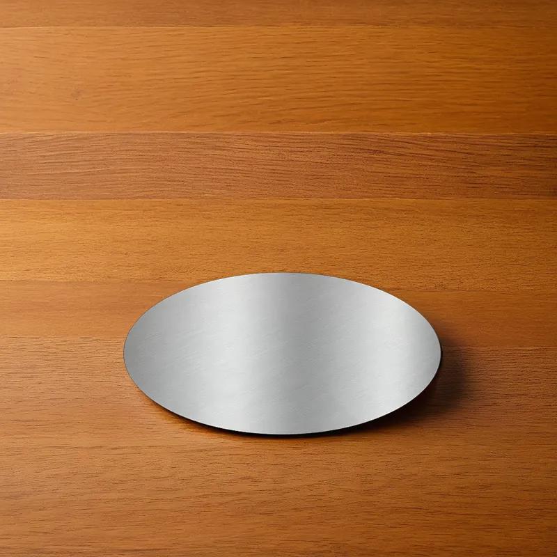 Victoria Bay Lid Flat 7 IN Paperboard Silver Round For Container Unhinged 500/Case