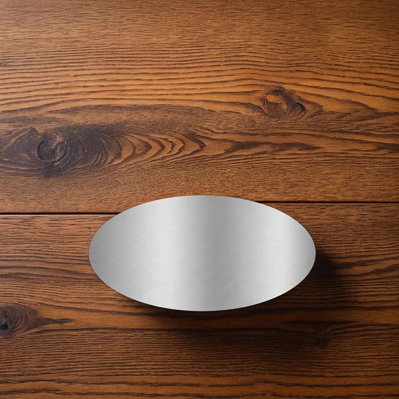 Victoria Bay Lid Flat 7 IN Paperboard Silver Round For Container Unhinged 500/Case