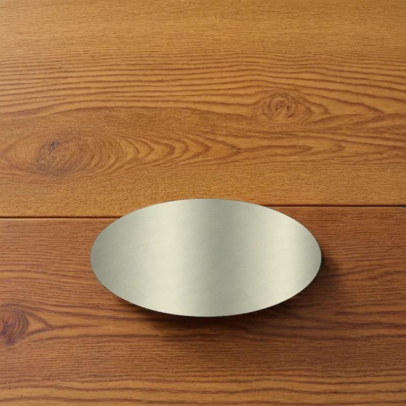 Victoria Bay Lid Flat 7 IN Paperboard Silver Round For Container Unhinged 500/Case