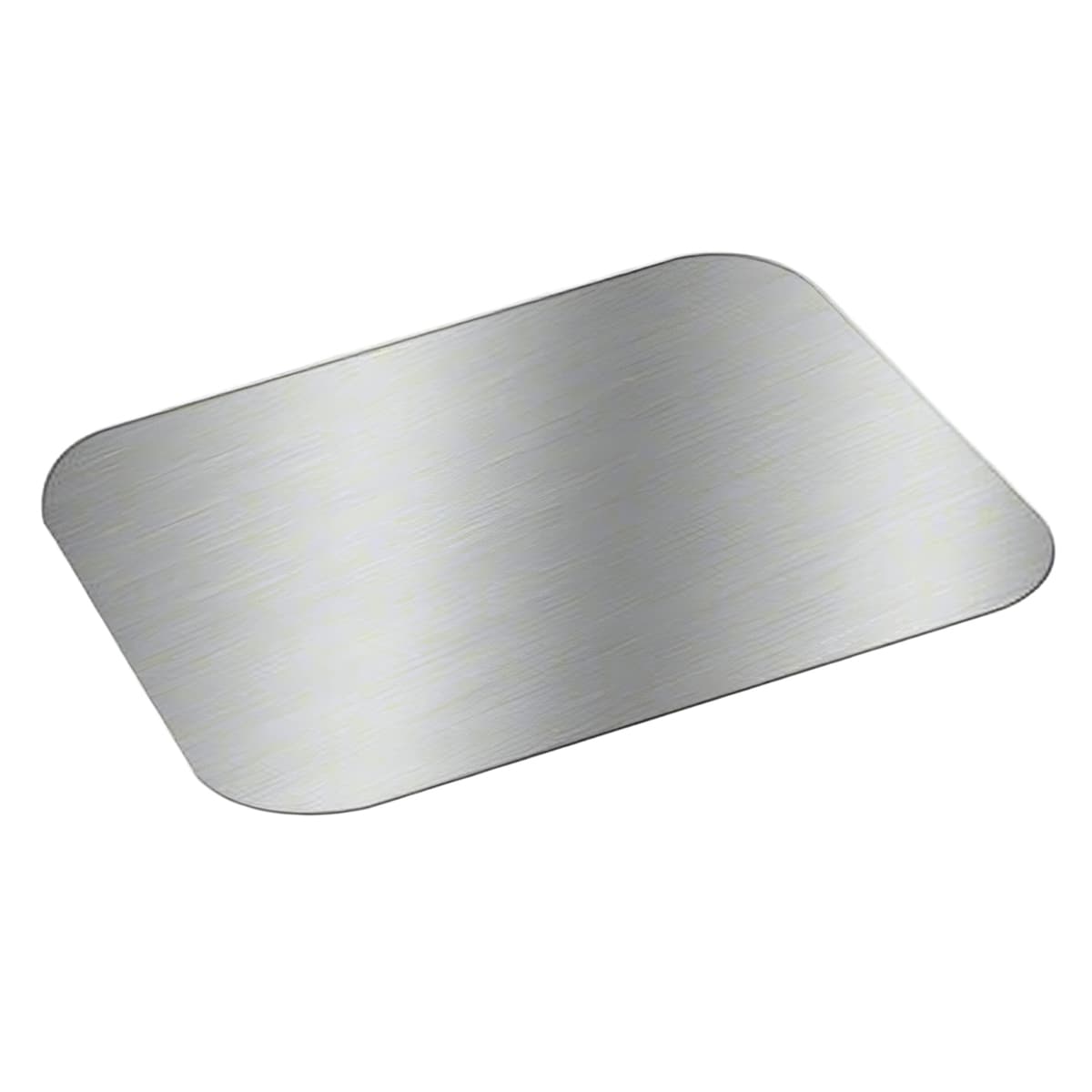 Victoria Bay Lid Flat Foil-Lined Paper Silver Rectangle For Container Unhinged 500/Case