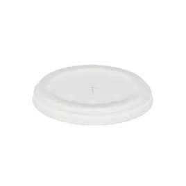 Lid Flat 4.3X0.4 IN PP Clear For 32 OZ Cold Cup Straw Slot 1000/Case