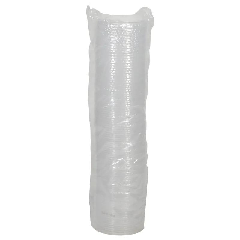 Lid Flat 4.3X0.4 IN PP Clear For 32 OZ Cold Cup Straw Slot 1000/Case