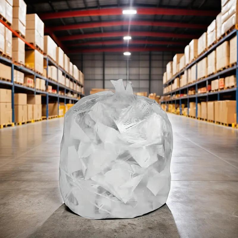 Victoria Bay Can Liner 43X48 IN 50 GAL Natural Plastic 10MIC 250/Case