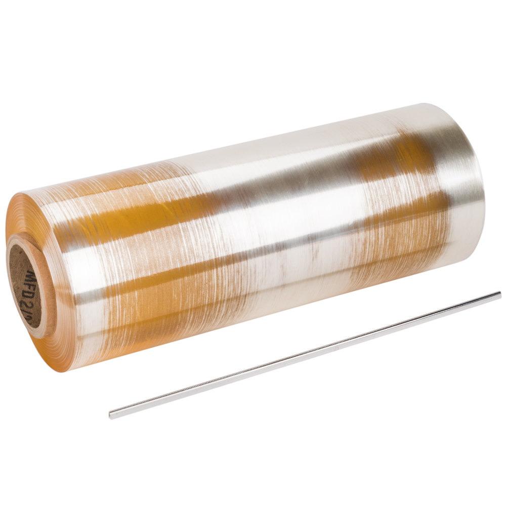 Meat Cling Film Roll 17IN X4000FT PVC 48 Gauge Heavy Clear 1/Roll