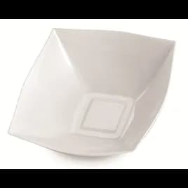 Serving Bowl 64 OZ Plastic White Square 50/Case