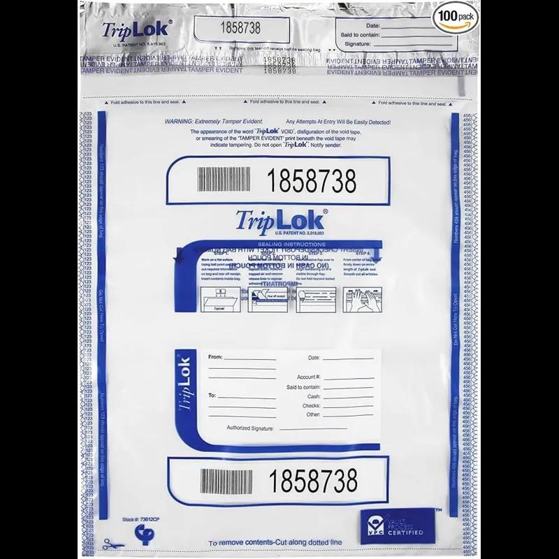 Safelok3 Security Bag 12X16 IN Clear Tamper-Evident 500/Case
