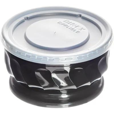 Dinex® Turnbury® Lid 9 OZ 1 Compartment PS Translucent Round For Cup & Mug 1000/Case