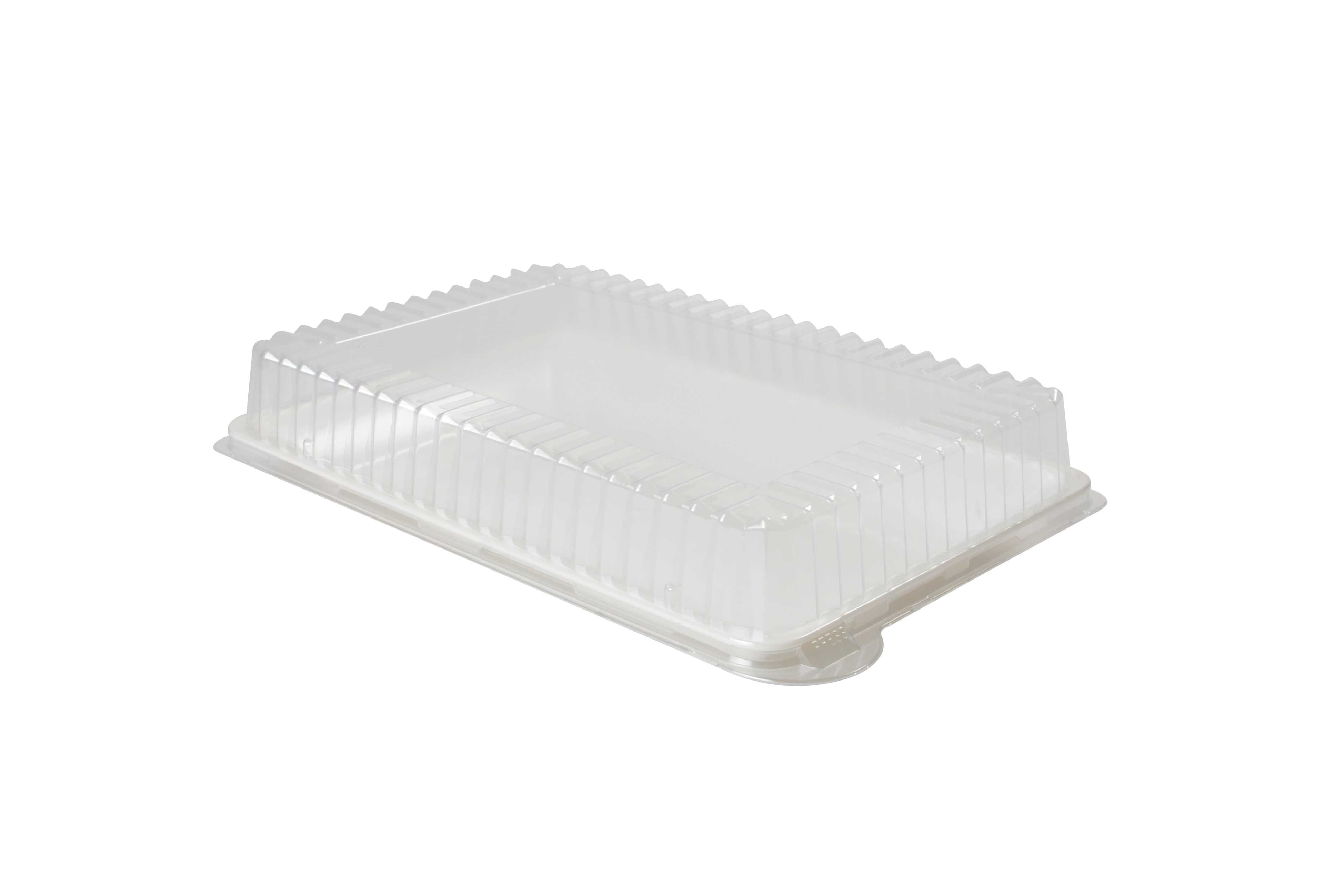 Platter Pleasers Lid Dome 18X12 IN PET Clear Rectangle For Catering Tray 40/Case