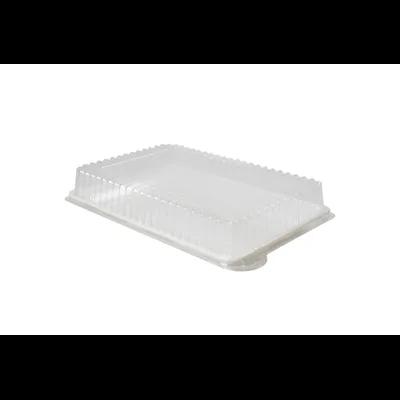 Platter Pleasers Lid Dome 18X12 IN PET Clear Rectangle For Catering Tray 40/Case