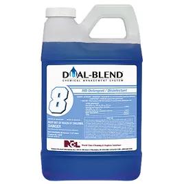 DUAL-BLEND® Citrus Scent Detergent Disinfectant 5X4X9 IN 80 FLOZ Liquid Heavy Duty 4/Case