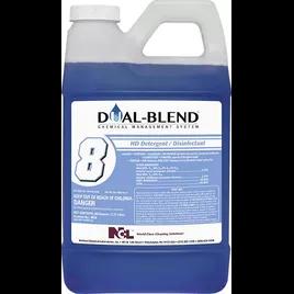 DUAL-BLEND® Citrus Scent Detergent Disinfectant 80 FLOZ Liquid Heavy Duty 4/Case