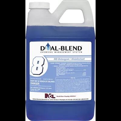 DUAL-BLEND® Citrus Scent Detergent Disinfectant 80 FLOZ Liquid Heavy Duty 4/Case