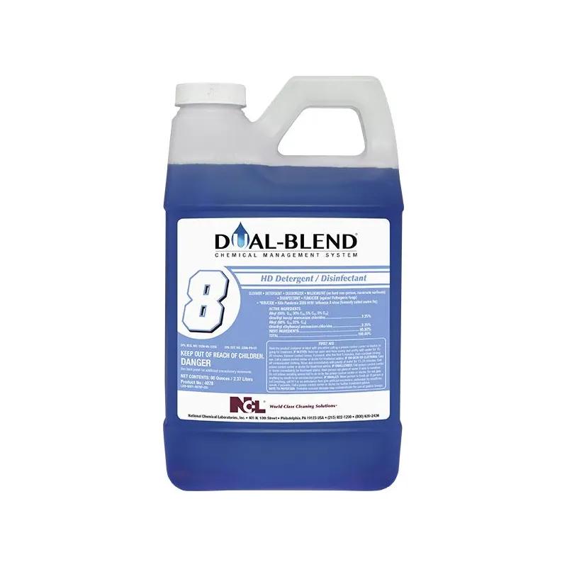 DUAL-BLEND® Citrus Scent Detergent Disinfectant 80 FLOZ Liquid Heavy Duty 4/Case