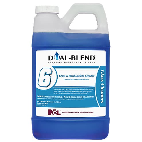 DUAL-BLEND® #6 Glass & Surface Cleaner 5X4X9 IN 80 OZ Glass Hard Surface 4/Case