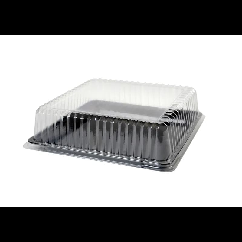 Platter Pleasers Lid Dome 14X14 IN PET Clear Square For Container 40/Case