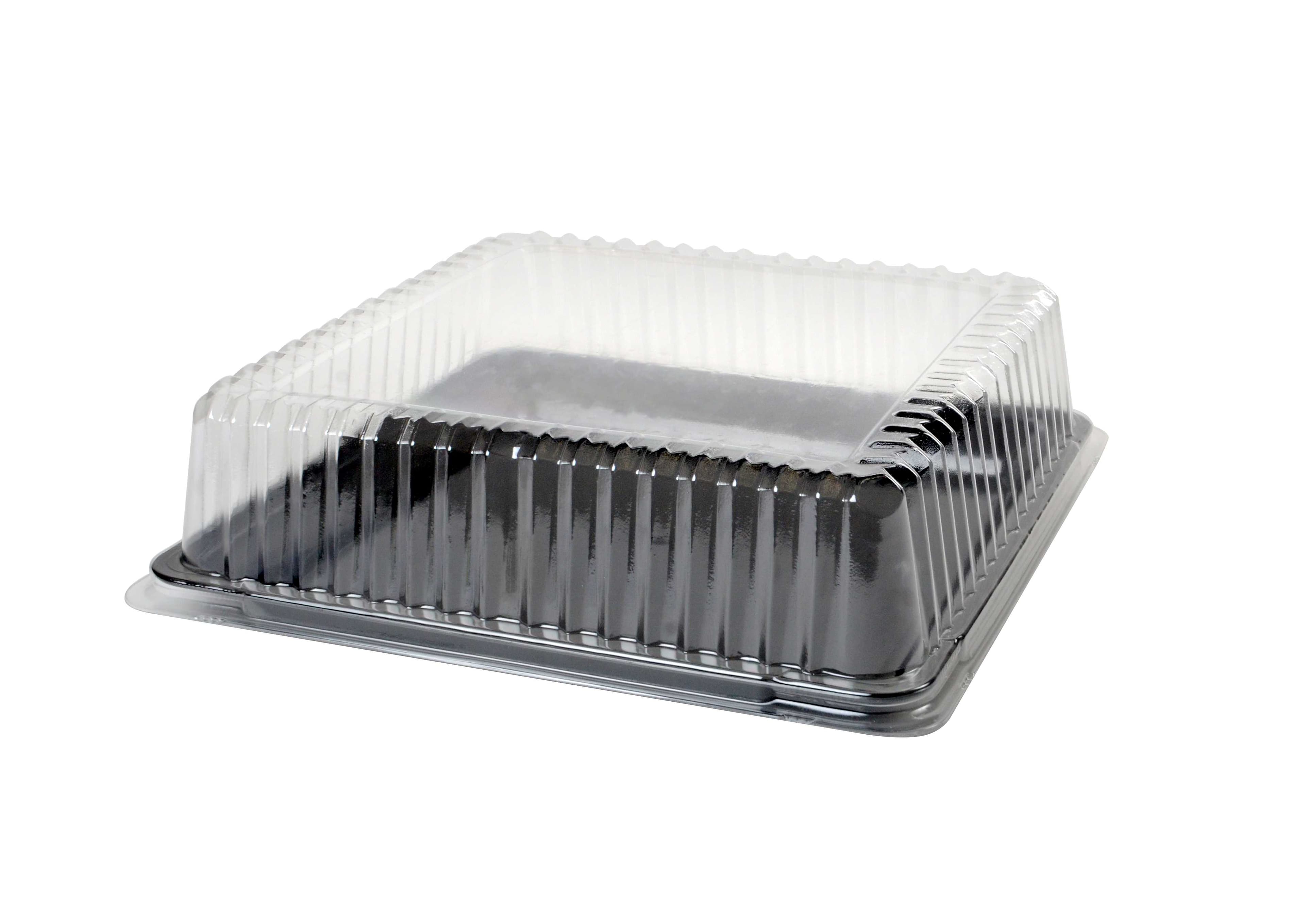 Platter Pleasers Lid Dome 14X14 IN PET Clear Square For Container 40/Case