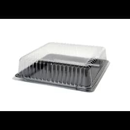 Platter Pleasers Lid Dome 16X16 IN PET Clear Square For Container 40/Case