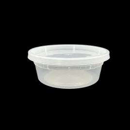 Deli Container Base & Lid Combo 8 OZ Plastic 240/Case