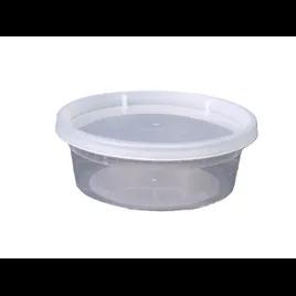 Deli Container Base & Lid Combo 8 OZ Plastic 240/Case