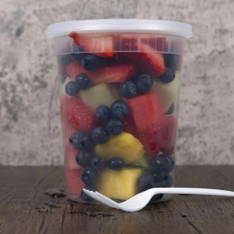 Deli Container Base & Lid Combo 32 OZ Plastic 240/Case