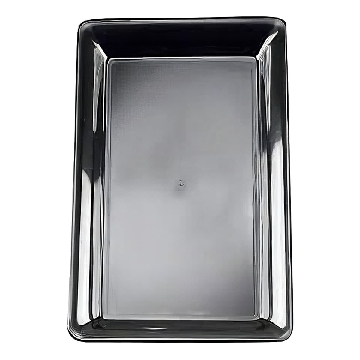 Serving Tray Base 12X18 IN PP Black Rectangle 20/Case