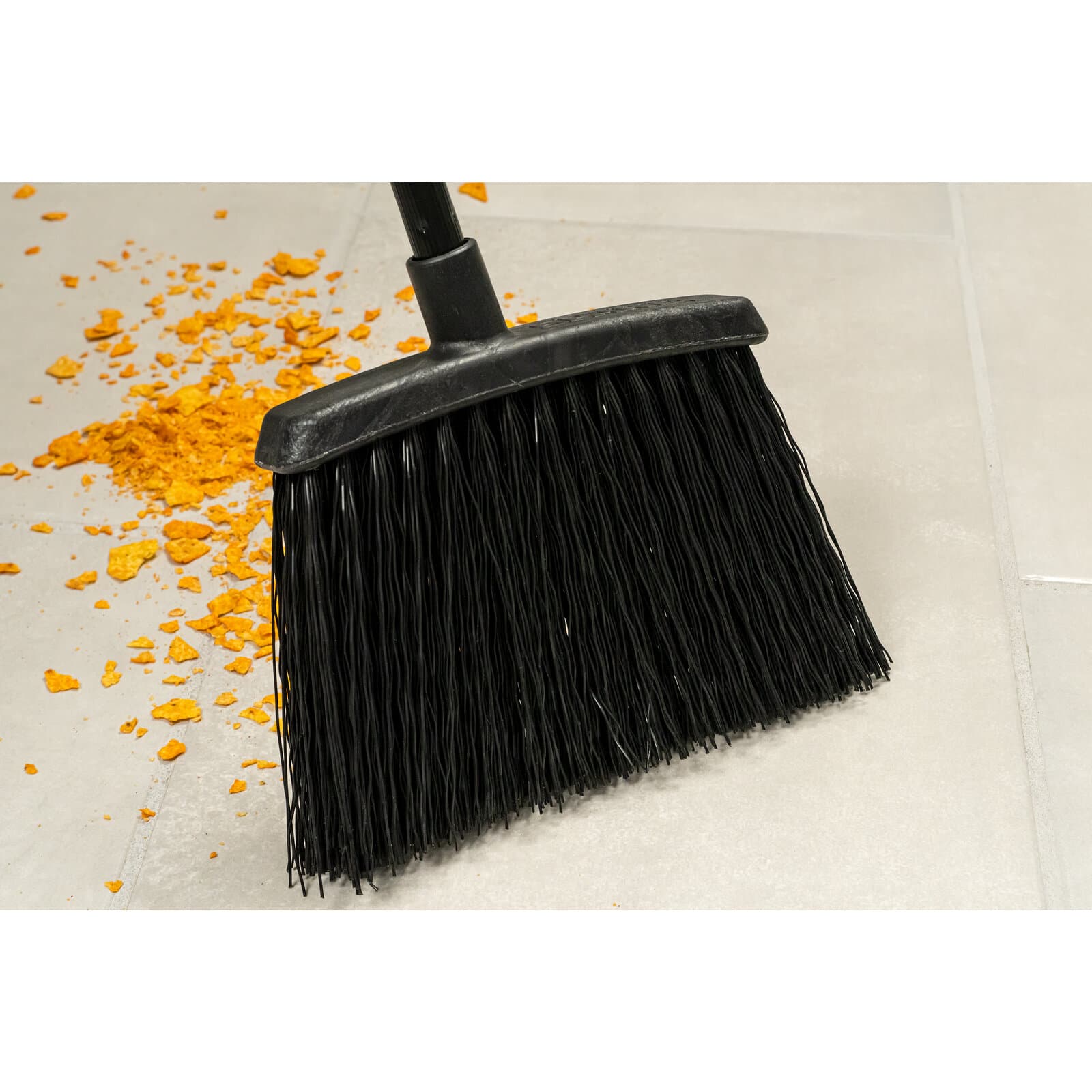 Sparta® Duo-Sweep® Broom 48 IN Black PP Metal Angled 1/Each