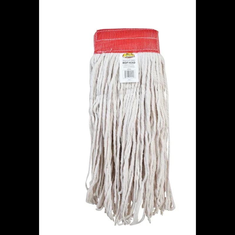 Mop Head #32 White Cotton 4PLY Cut End 1/Each