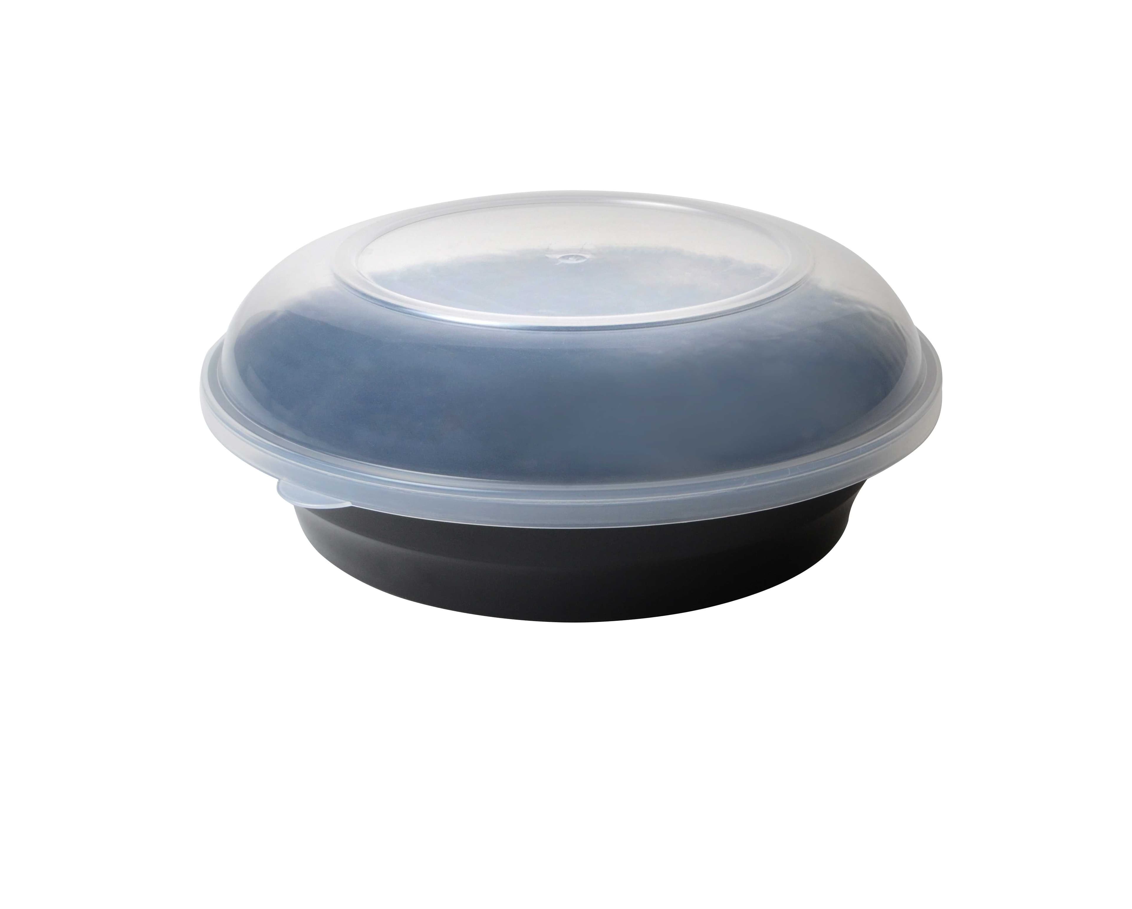 Lid High Dome 9 IN Plastic Clear Round For Container 50/Case