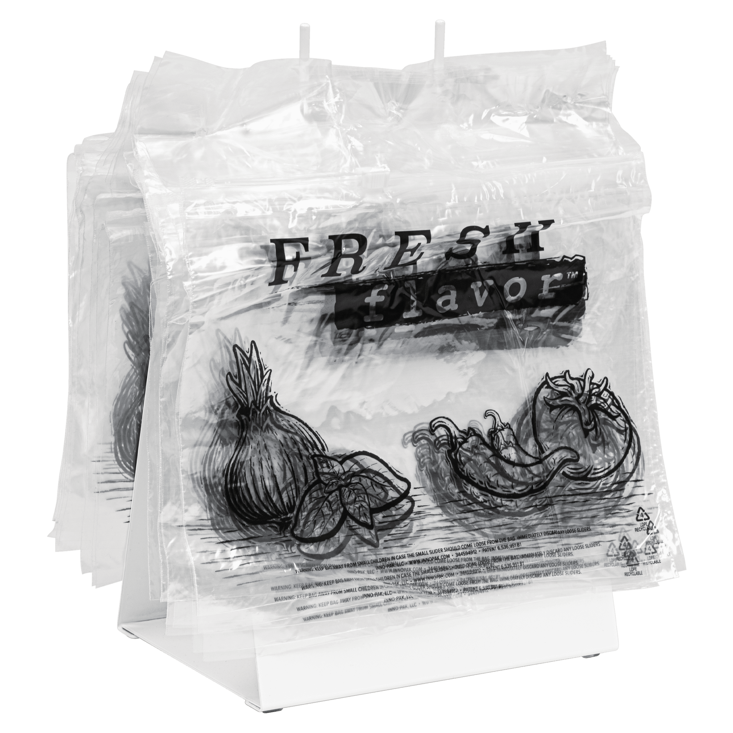 Fresh Flavor™ Deli Bag 10.75X8 IN Low-Density Polyethylene (LDPE) Clear With Slide Seal Closure 1000/Case