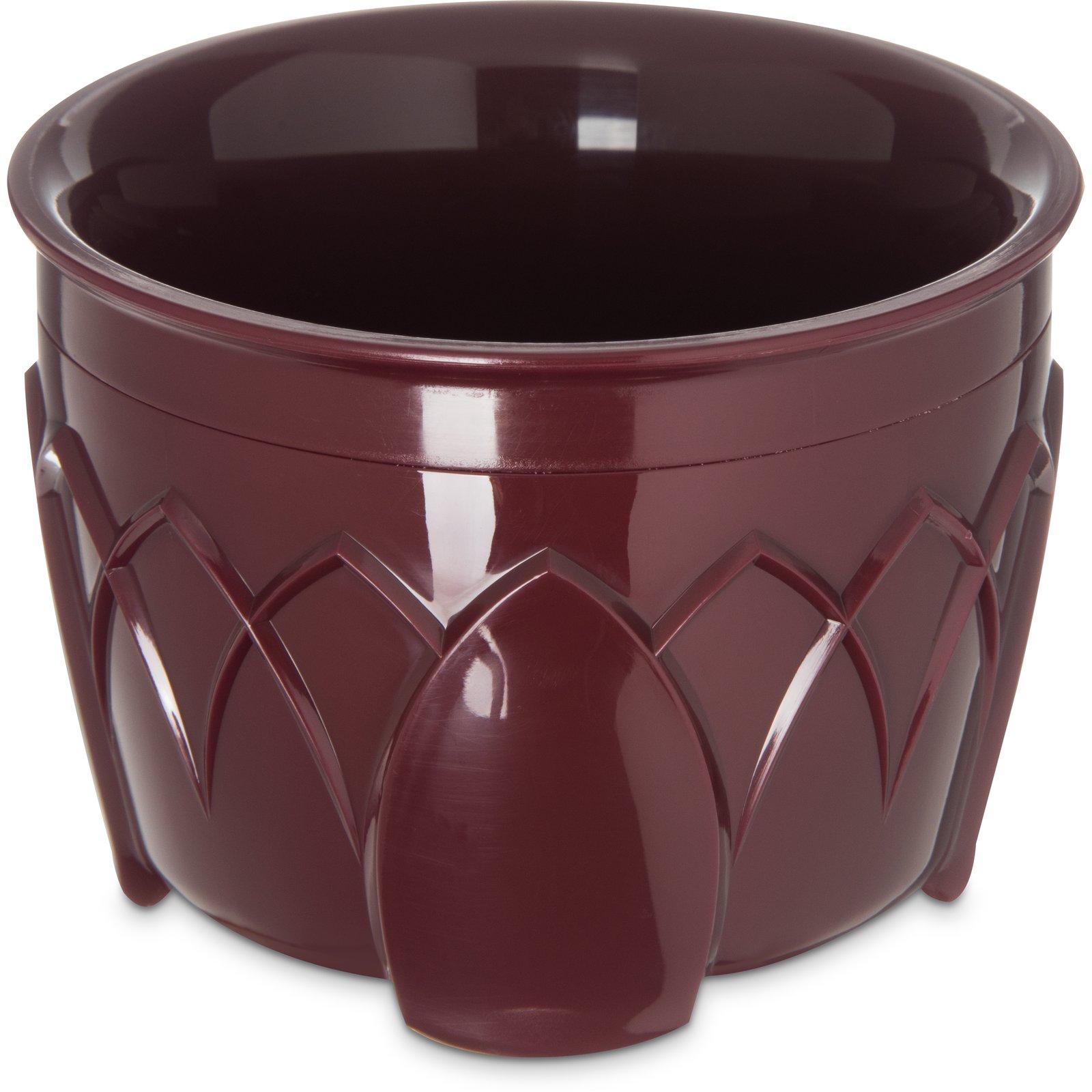 Dinex® Fenwick Bowl 5 FLOZ PP PE Cranberry Insulated 48/Case