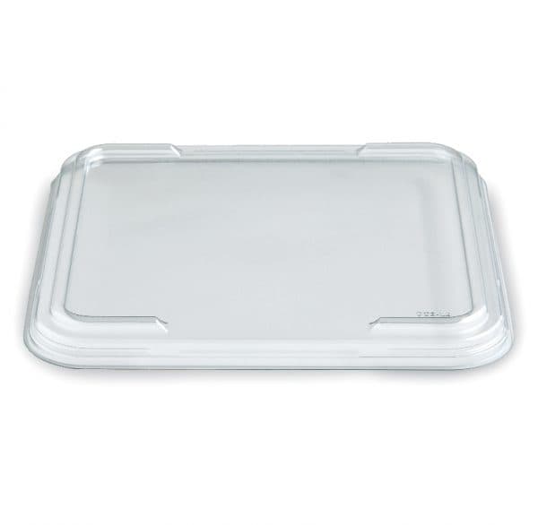 Fresh 'n Clear® GoCube® Lid Dome 8.38X8.38X0.65 IN PET Clear Square For Container 400/Case