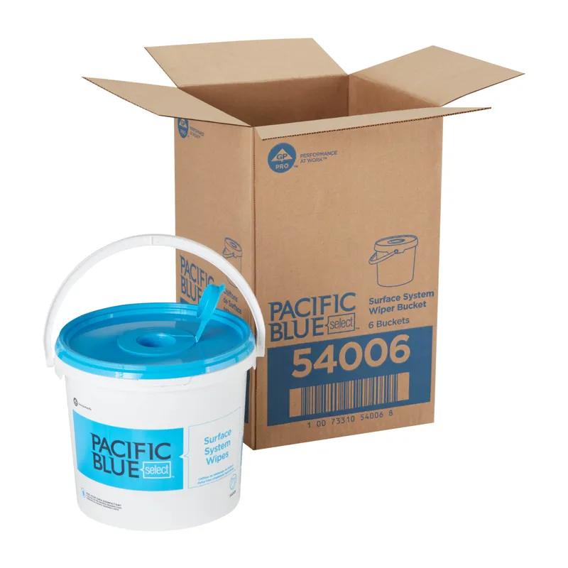 Pacific Blue Select Surface Industrial Wiping System White 6/Case